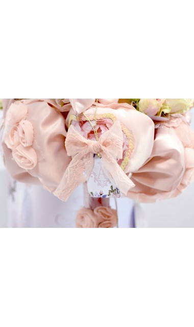 Trusou de botez regal pentru fetite tematica florala, Mica printesa 33